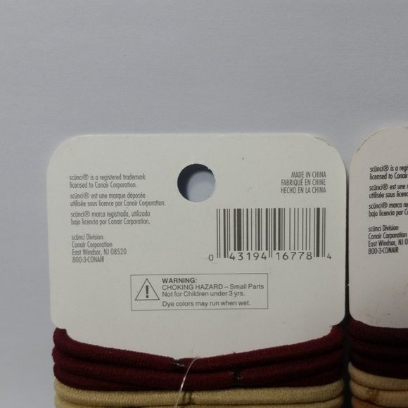 2 Scunci No Damage Hair Ties Elastics Multi - Picture 5 of 7